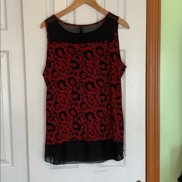 Roz & Ali Black and red top - Picture 2 of 4